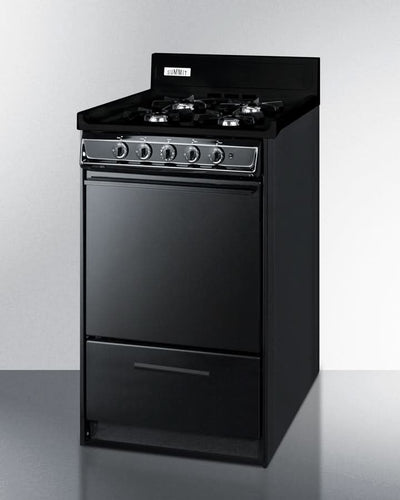 Summit - 20 Wide Gas Range, Open Burners - TNM1107C