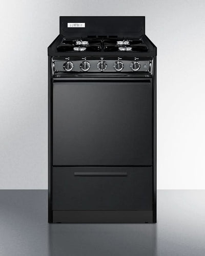 Summit - 20 Wide Gas Range, Open Burners - TNM1107C