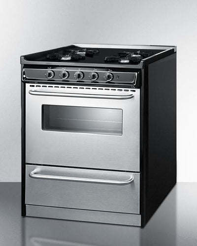 Summit - 30 Wide Gas Range, Open Burners - TNM2107BRW