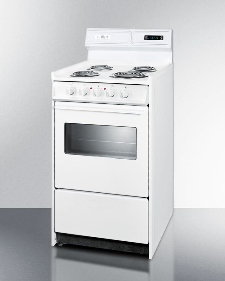 Summit - 20 Wide Electric Coil Top Range - WEM130KW
