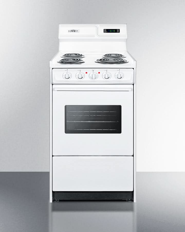 Summit - 20 Wide Electric Coil Top Range - WEM130KW