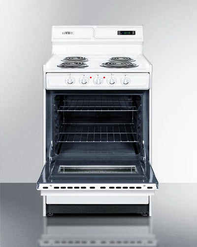 Summit - 24 Wide Electric Coil Top Range - WEM630KW