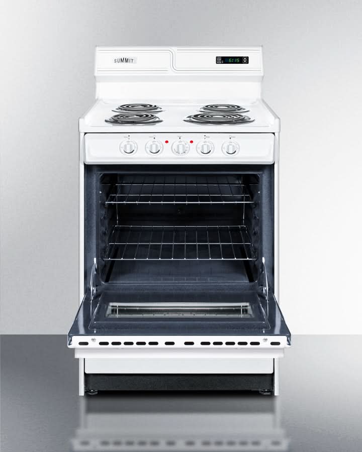 Summit - 24 Wide Electric Coil Top Range - WEM630KW