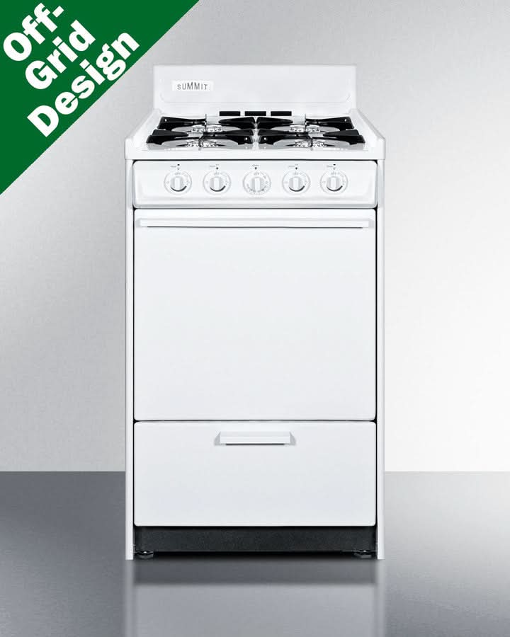 Summit - 20 Wide Propane Gas Range, Battery Start - WLM110P