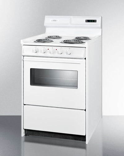 Summit - 24 Wide Electric Coil Top Range - WEM630KW