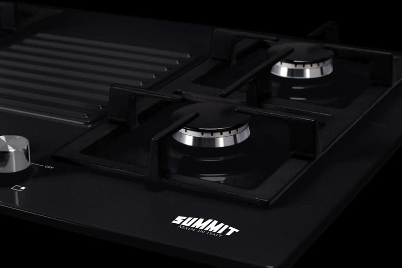 Summit - 30 Wide 4-Burner Gas Cooktop - GC432B
