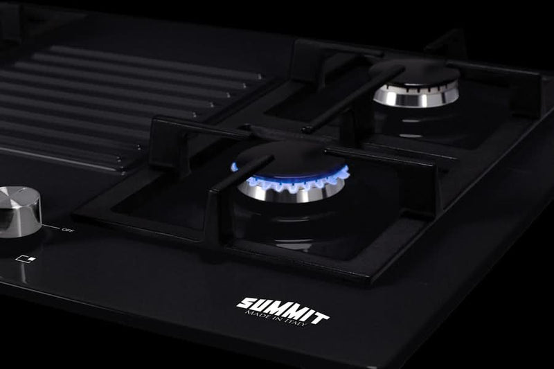 Summit - 30 Wide 4-Burner Gas Cooktop - GC432B