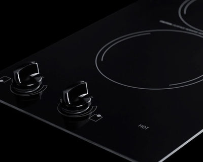 Summit - 12 Wide 115V 2-Burner Radiant Cooktop - CR2110B