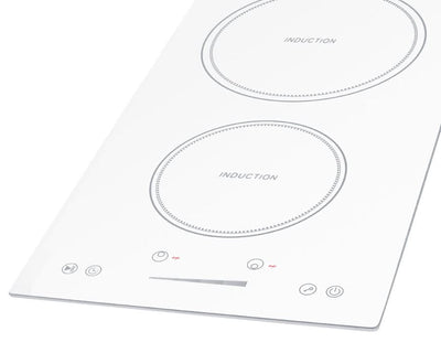 Summit - 12 Wide 208-240V 2-Zone Induction Cooktop - SINC2B231W