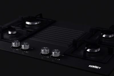 Summit - 30 Wide 4-Burner Gas Cooktop - GC432B