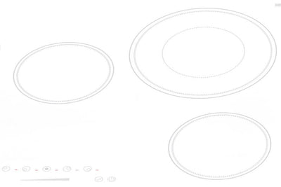 Summit - 30 Wide 208-240V 5-Burner Radiant Cooktop - CR5B30T8W