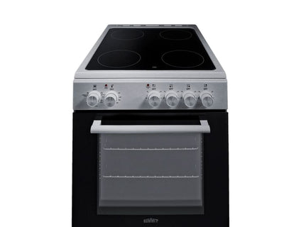 Summit - 20 Wide Electric Smooth-Top Range - REXT20SS