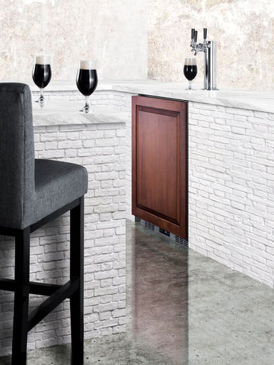 Summit - 24 Wide Built-In Kegerator (Panel Not Included) - SBC682PNRTRIPLE