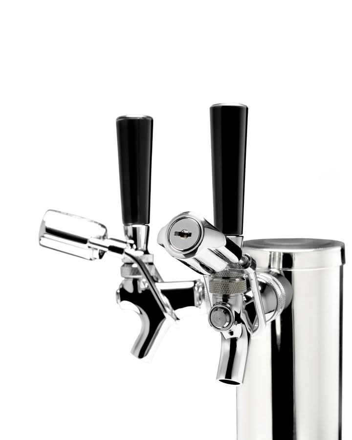 Summit - 24 Wide Built-In Outdoor Commercial Beer Kegerator - BC74OSCOMTWIN
