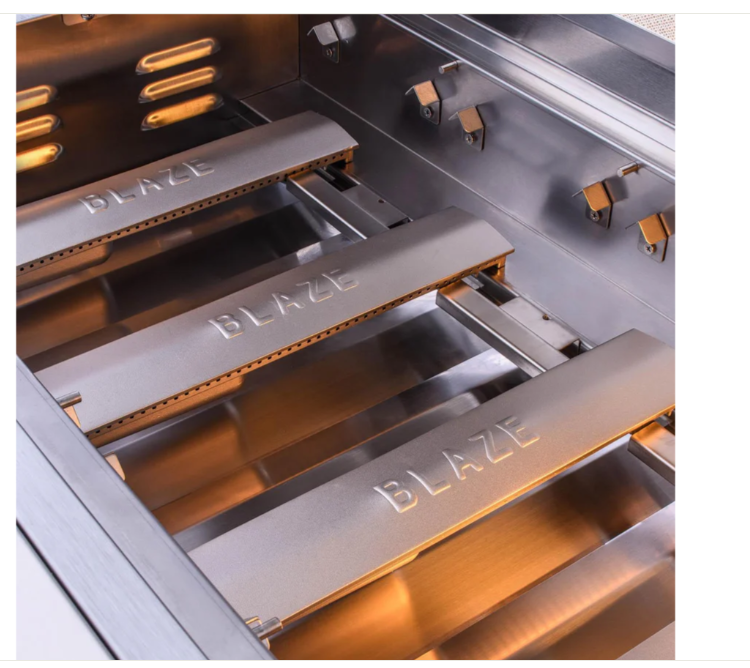 Blaze Stainless Steel Island with Blaze Premium LTE+ in Liquid Propane Gas - BLZ-4LTE3-LP + BLZ-SS-ISLAND