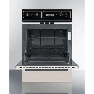 Summit 24 Wide Gas Wall Oven Bisque - STM7212KW