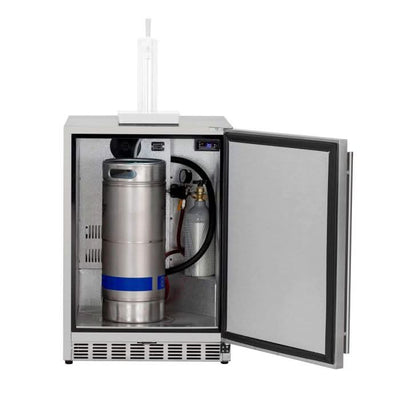 Summerset 6.6c Deluxe Outdoor Rated Double Tap Kegerator - SSRFR-24DK2