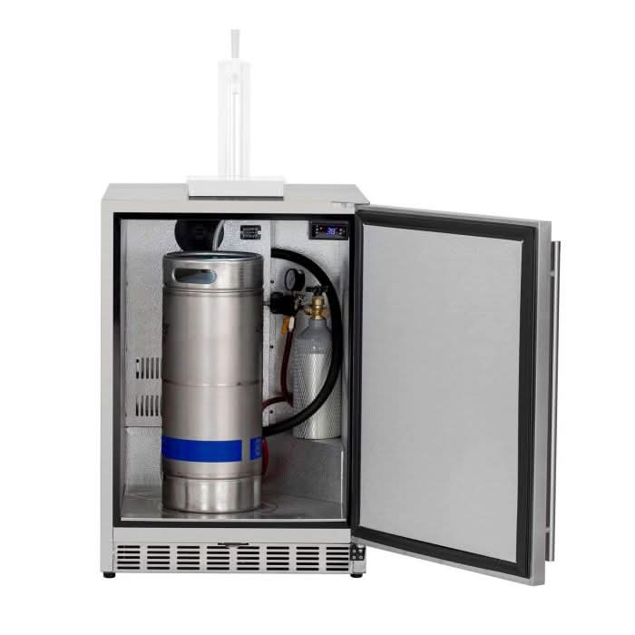 Summerset 6.6c Deluxe Outdoor Rated Double Tap Kegerator - SSRFR-24DK2