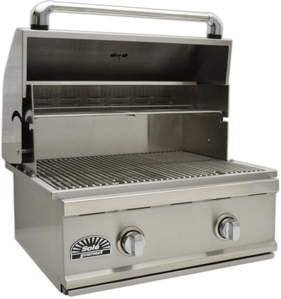 Sole Gourmet TR Series - 26-Inch 2-Burner Built-In Grill - Liquid Propane Gas - 261BQTRLP