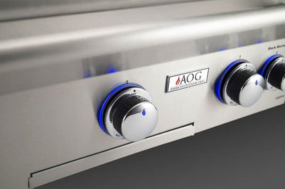 American Outdoor Grill L-Series - 24-Inch 2-Burner Freestanding Grill on Pedestal - Natural Gas - AOG24NPL00SP