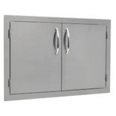 Sole Gourmet 30" Built In Double Door Flat Frame 403 SS - 2AD30