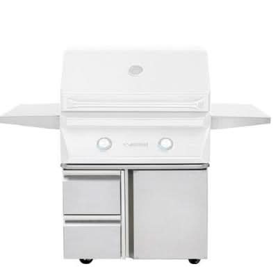 Twin Eagles 30" Grill Base, w/ Storage Drawers, Single Door - TEGB30SD-B