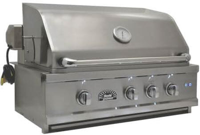 Sole Gourmet Luxury Series - 30-Inch 3-Burner Built-In Grill - Liquid Propane Gas - 301BQRRLLP