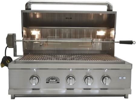 Sole Gourmet Luxury Series - 30-Inch 3-Burner Built-In Grill - Liquid Propane Gas - 301BQRRLLP