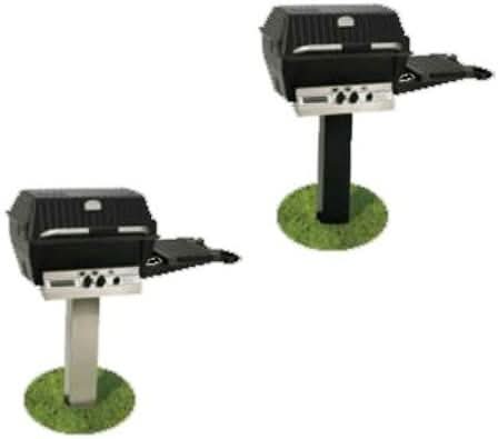 Broilmaster Premium - 24-Inch 2-Burner in Ground Post Grill - Natural Gas - P4XN + BL48G