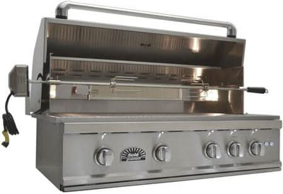 Sole Gourmet TR Series - 38-Inch 5-Burner Built-In Grill - Natural Gas - 381BQRTRL