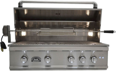 Sole Gourmet TR Series - 38-Inch 5-Burner  Built-In Grill - Liquid Propane Gas - 381BQRTRLLP