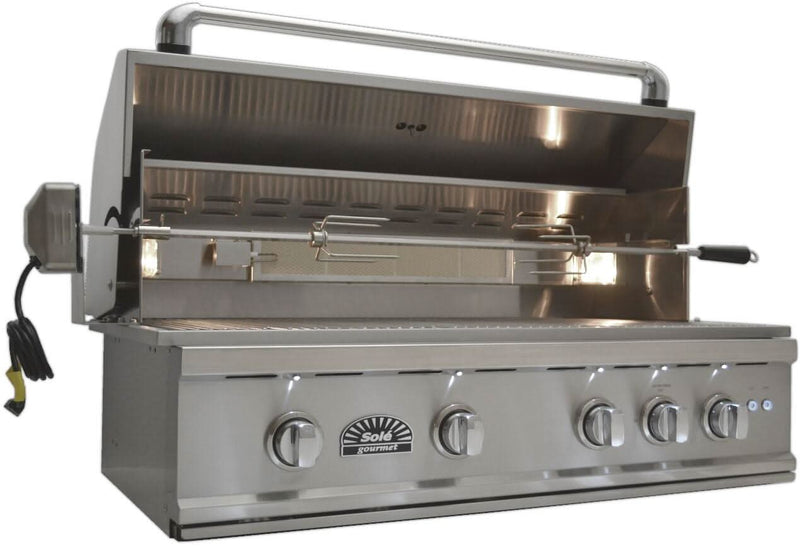 Sole Gourmet TR Series - 38-Inch 5-Burner  Built-In Grill - Liquid Propane Gas - 381BQRTRLLP