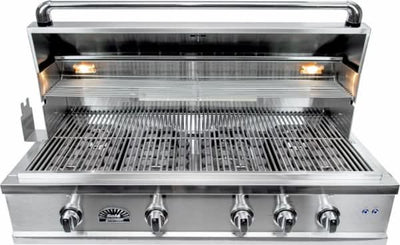 Sole Gourmet Luxury Series - 42-Inch 4-Burner Built-In Grill - Liquid Propane Gas - 421BQRLLP