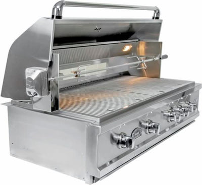 Sole Gourmet Luxury Series - 42-Inch 4-Burner Built-In Grill - Liquid Propane Gas - 421BQRLLP