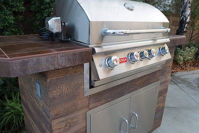 Bull Angus - 30-Inch 4-Burner Built-In Grill - Liquid Propane Gas with Rotisserie - 47628