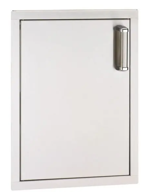 Fire Magic Premium Flush 17-Inch Left-Hinged Single Access Door - Vertical With Soft Close - 53924SC-L