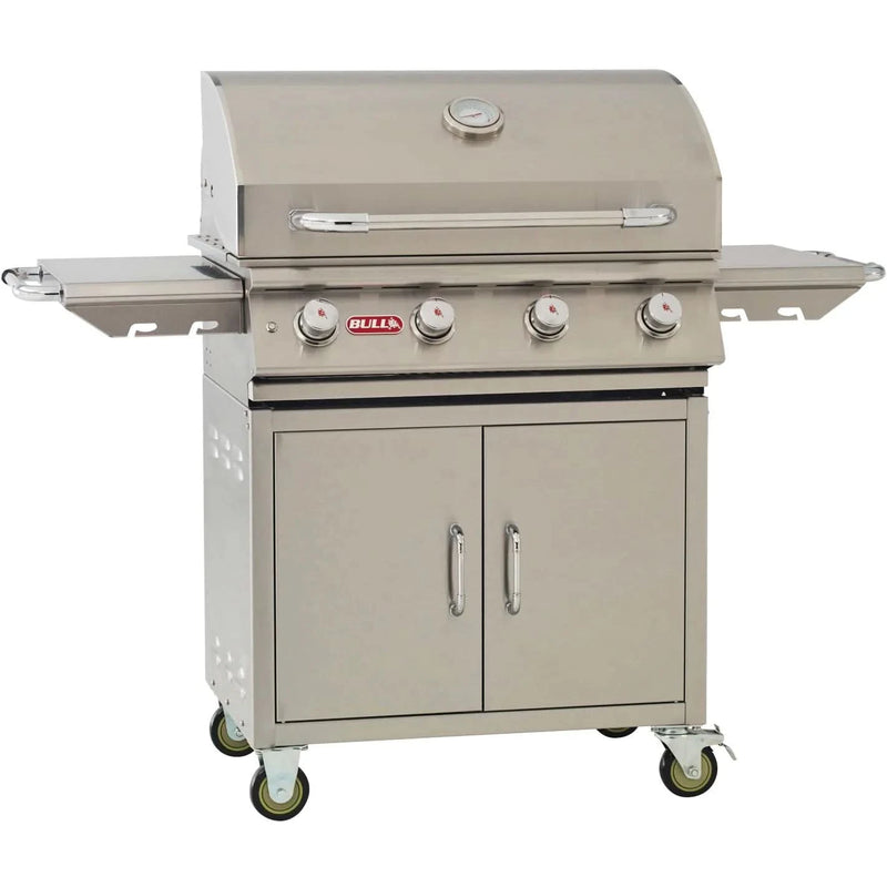 Bull Lonestar Select - 30-Inch 4-Burner Freestanding Grill Cart - Liquid Propane Gas - 87001