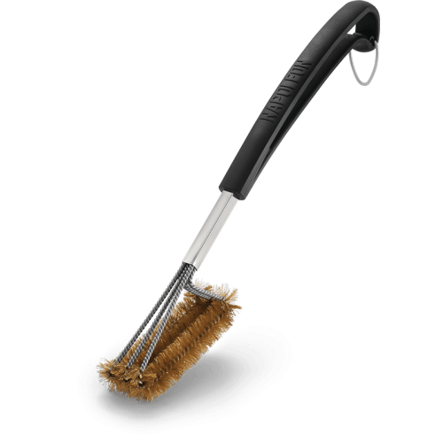 Napoleon Triple-Row Vertical Grill Brush with Brass Bristles - 62062