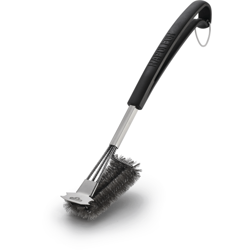 Napoleon Triple-Row Vertical Grill Brush with Stainless Steel Bristles - 62063