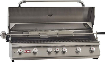 Bull Diablo - 46-Inch 6-Burner Built-In Grill - Liquid Propane Gas with Rotisserie - 62648