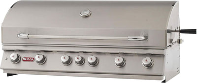 Bull Diablo - 46-Inch 6-Burner Built-In Grill - Liquid Propane Gas with Rotisserie - 62648