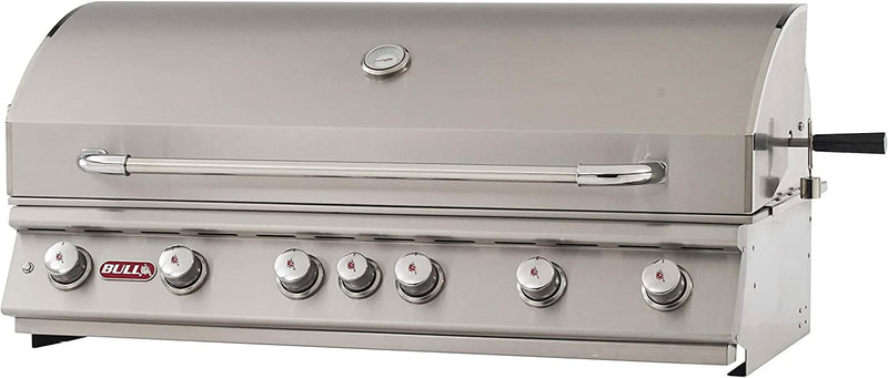 Bull Diablo - 46-Inch 6-Burner Built-In Grill - Natural Gas with Rotisserie - 62649