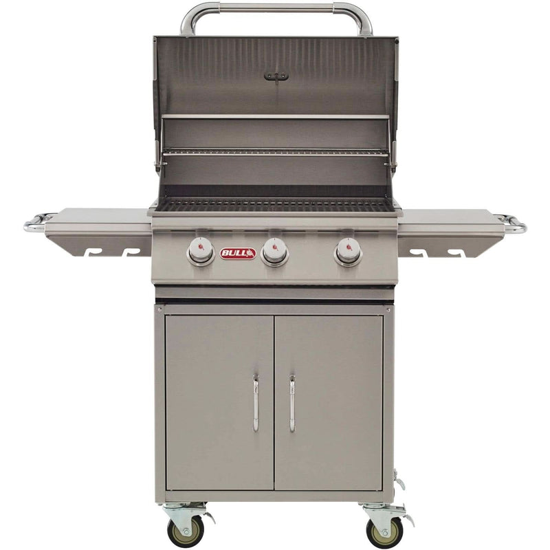Bull Steer Premium - 25-Inch 3-Burner Freestanding Grill Cart - Natural Gas - 69102