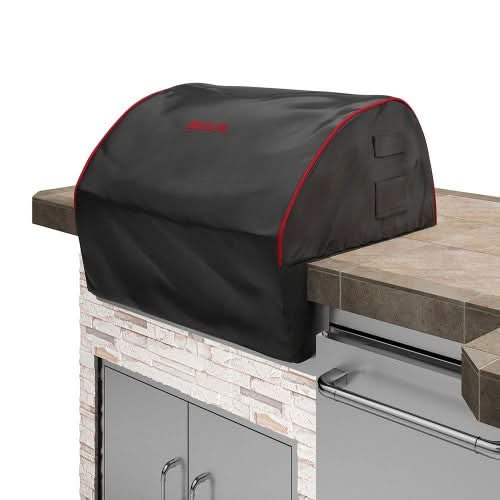 Bull Bison Head Premium Cover/Black Red Piping & Stitched Logo, Box - 72018