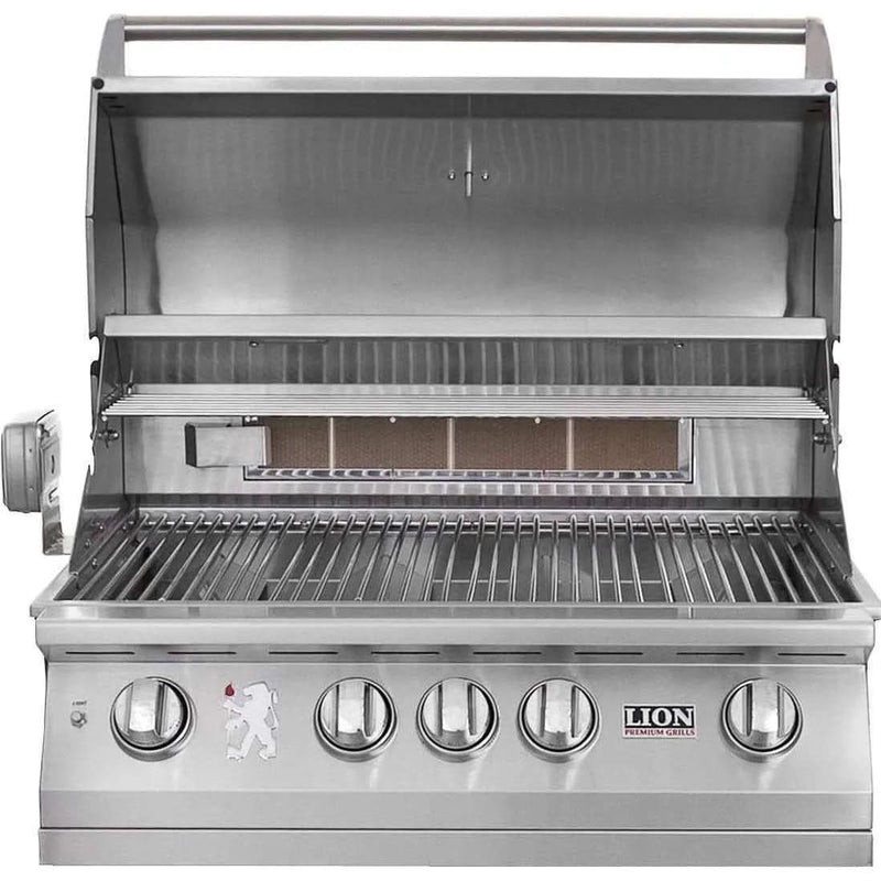 Lion L75000 - 32-Inch 4-Burner Freestanding Grill Open Box- Natural Gas - 53621 + 75623 - OB