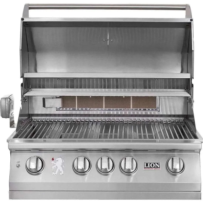 Lion L75000 - 32-Inch 4-Burner Built-In Grill - Natural Gas - 75623