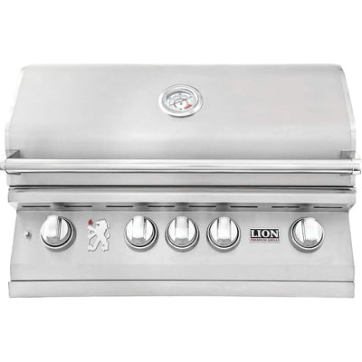 Lion L75000 - 32-Inch 4-Burner Freestanding Grill Open Box- Natural Gas - 53621 + 75623 - OB