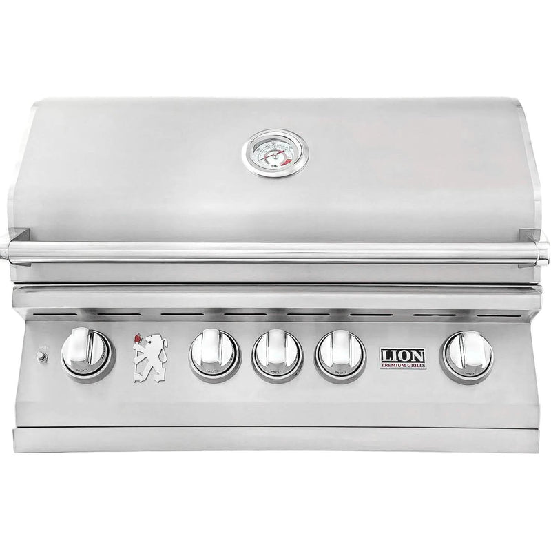 Lion L75000 - 32-Inch 4-Burner Freestanding Grill Open Box- Natural Gas - 53621 + 75623 - OB