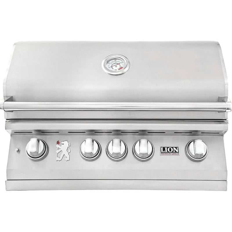 Lion L75000 - 32-Inch 4-Burner Built-In Grill - Natural Gas - 75623