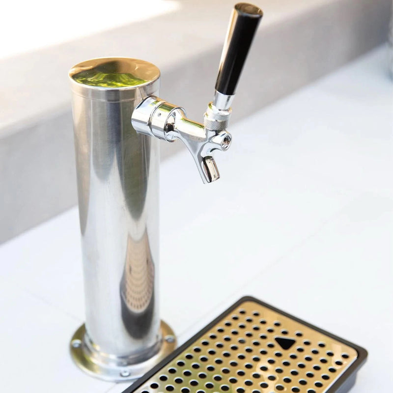 Summerset 25-Inch 6.6 Cu. Ft. Outdoor Rated Single Tap Beer Dispenser/Kegerator - SSRFR-24DK1